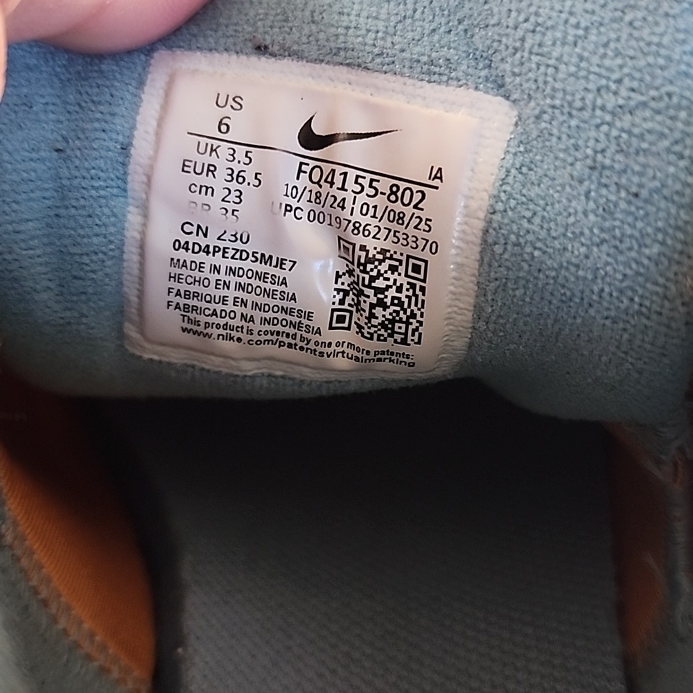 Nike Women's Zoom Challenge Pickleball Shoes, Copper Moon/Glacier Blue Size 6 - Picture 12 of 13